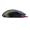 N M910 Gaming Mouse 16,8 miljoen RGB -kleur Backlit Comfortabele grip 9 Programmeerbare knoppen12400 DPI voor gamemuizen