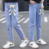 Jeans Kinder Mädchen Hosen Koreanische Kinder Kleidung Frühling Herbst Casual Hosen