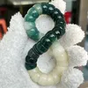 Bracciali Maiale intestino crasso Bodhi radice fiore galleggiante colore sfumato intorno al dito gioco morbido rosario Buddha perline braccialetto trasmissione in diretta