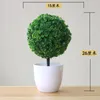 Decorative Flowers Artificial Plants Bonsai Tree Simulation Pot Plantas Fake Flower Ornament Hagor Home Decor Garden Bedroom Decoration