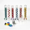 hookahs Mini Style Hand Spoon Pipes Glass Dry Pipe for Smoking Glass Pipes Glass Bong glass ash catcher