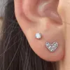 Ohrstecker Mode Kleiner süßer Schmetterling Stern Herz Ohrring Set Punk Piercing Tier Krone Knorpel Damen Minimalistischer SchmuckStud