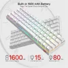 N K530 Draconic 60% Kompaktowa Klawiatura mechaniczna RGB z brązowymi przełącznikami i 16,8 mln oświetlenia RGB na PC