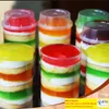 Push Up Pop Containers Plastic Food Grade Push Up Pop Cake Container Lid Cake Container för festdekorationer Rundformverktyg