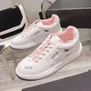 Designer Luxury Women Shoes Low Top Sports Sneakers Sheepskin Brodé Platform Sneaker