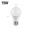 Luci notturne AC110V-220V Dal crepuscolo all'alba LED PIR Motion Sesnor Lampadina E27 Lampada per la casa Cucina Scala Balcone 12W 15W 18W 20W