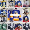 1967-1999 Movie Retro CCM Hockey Jersey broderi 16 Bretthull 11 Briansutut 18 TonyTwist 44 Chrispronger 74 Tjoshie 42 Davidbackes Vintage Jerseys