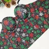 Tanki damskie Snowman Cartoon Printing Camis dłuższe topy seksowne pompki Zebrany bustier stanik brassiere camisole impreza Boże Narodzenie kobiet