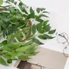 Dekorativa blommor konstgjorda pil Vine Plant Home Decoration Plastic Green Blad Garland Tube Taklindning