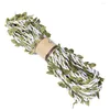 Decorative Flowers 1 Roll Plant Artificial Vine Fake Foliage Leaf Garland 10m For DIY Wedding Home Garden Decor Pography Props