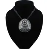 Hänghalsband vintage smycken halsband tredimensionell mångfärgad emalj härlig designer juvelrypendant