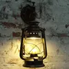 Стеновые лампы ретро -лампы винтажные стеклянные европейские керосин рядом с светом для бара кофейня для ванной комнаты дома светодиодные фонари