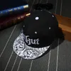 Ball Caps Fashion Personality Baseball Cap Back Acryl Acryl verstelbare hiphop brief heren en dames platte hoed