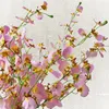 Fleurs décoratives 1PC longue branche soie artificielle dynamique paon danse orchidée mariage photographie maison Table décoration