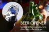 Aangepast logo roestvrij staal houten bieropeners houten handgreep flesopener groothandel rra