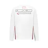 Combinaison de course F1 pour hommes, T-shirt noir, séchage rapide, respirant, manches longues, col rond, combinaison d'équipe de loisirs, nouvelle collection 2023