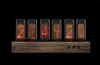 Table Clocks Digital Analog-Digital Clock Electronic Nixie Tube Desk Led Desktop Home Decor Garden