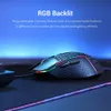 n Легкие 55G Honeycomb Gaming Mouse Mouse RGB -подсветка Проводные 6 кнопок Программируемые 12400 DPI для компьютера для Windows PC