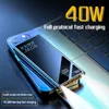 Bankalar PD40W Twoway Hızlı Şarj Güç Bankası Taşınabilir 20000mAH Şarj Cihazı Dijital Ekran Harici Pil Paketi İPhone Xiaomi için LED