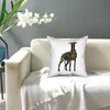 Oreiller Greyhound Bleu Case Décoration Chien Animal S Jeter Pour La Maison Polyester Impression Double Face Créatif / Décoratif