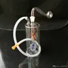 Hookahs De nieuwe stille gefilterde waterfles, groothandel Bongs Olie -brander Pijpen Waterpijpen Glas