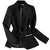 Women's Suits Blazers Femmes formelles Blazers costume veste femme printemps automne tempérament coréen à manches longues manteau haut OL dames court Blazer 230311