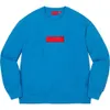 Moletom de 23ss Box Crewneck Mulheres masculinas Novo Bordado clássico grosso de manga longa de outono de outono do inverno Sweater casual suéter TJammwy65