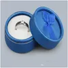 Favorece os detentores de joalheria bowknot jóias anel de casamento anéis de reamentos de armazenamento caixas de embalagem caixas de embalagem Drop entrega eventos de festa de festas dhjy3