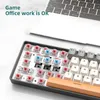 T8 68 touches rvb clavier de jeu mécanique 60% Mini type-c filaire clavier mécanique personnalisé macro programmation NKRO pour tablette