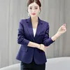 Kadınlar Suits Blazers Kadın Blazer Resmi Blazers Lady Ofis İş Takım Ceket Ceket İnce Siyah Kadınlar Blazer Femme Ceketler Femme 230311