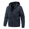 Chaquetas de los hombres Chaquetas a prueba de viento de los hombres Abrigos con capucha Bomber al aire libre Outwears Windbreaker Hombres Primavera Otoño Chaqueta casual Ropa de moda 230311