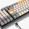 K3 clavier mécanique de jeu remplaçable à chaud 100 touches rétro-éclairage rvb USB type-c claviers de jeu filaires pour ordinateur de bureau Gamer