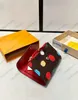 X YK VICTORINE PORTFEL Yayoi Kusama Designer Womens JULIETTE Multicolor PAINTED DOTS Zippy Coin Torebka Card Key Holder Pouch Mini Accessoires Wallet M81865 M69433
