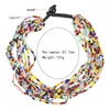 Choker Chokers Ankunft Böhmen Schmuck Zubehör Vintage Harz Holz Perlen Multi Layer Bunte Perlen Boho Halskette Für Frauen 2023 Llis22