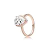 Autentiska ringar Kvinnor med original Box S925 Sterling Silver för Pandora Princess Wish Birthday Present Christmas Cz Diamond Wedding Birthday Presentes Jewets R025