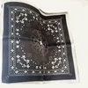 High-end Brand Silk Square Scarf Fashion Animal Seasons Girl Shawl Exquisite Symmetrical letter Design Lovers Gift New Style Counter Headband Accessories 53x53