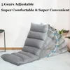 Cushion/Decorative Pillow Foldable Lazy Lounger Sofa Tatami Floor Chair Adjustable Lazy Sofa Chair Floor Gaming Sofa Padded Lounger Soft Recliner 230311