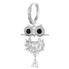 Nombril cloche bouton anneaux D1041 Zircon hibou boucle d'oreille clou mélange couleurs ventre anneau livraison directe bijoux corps Dhgarden Dhano