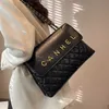 handbag 2023 Fashion women's bag leather quality handbag fashionable and fashion large capacity messenger chain rhombus single shoulder simple small square Bag