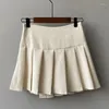 Skirts Sexy Summer High Waist A-Line Korean Streetwear Women Casual Mini Pleated Skirt Preppy Style Harajuku Irregular