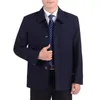 Herrjackor Spring Autumn Casual Mens Overcoat Tjock vindbrytare Lång svart trenchrock Manlig ytterkläder pojkar dike 5xl y835 230311