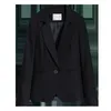 Women's Suits Blazers Office Lady Suit Jacket Black Blazer Womens Coat Autumn Winter Formal Work Suit Pocket Classic Slim Casual Long Blazer Dress 230311