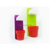 Planters Pots 2 Pieces Rainy Pot / Wallhung Flowerpot Cloud Big Add Small Drop Delivery 202 Dho8S