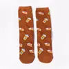 Women Socks Harajuku Style Autumn Winte Avocado Friesh Egg Pwan Fun Fashion Fashion Funder Funder Funder Funder Quirky Cotton Ladies SK25