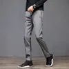 Мужские брюки Mingyu Бренд летние повседневные брюки Мужчина Zip Pocket Slim пробегает на открытом воздухе.