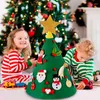 Kerstdecoraties -3d doe -het -zelf viltboom voor huizendecoratie Xmas Gifts Year