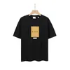 Designer Fashion Men's T-Shirts Loose Oversized Shirts Label Applique Sticker T-Shirt 2023 Spring Summer Casual Mens Womens Couples T Shirt Pure Cotton Thick Tops T