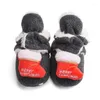 First Walkers Born Baby Boots 2023 Winter Christmas Deer Cute Shoes For Boy Anti-slip Soft Sole Crib Toddler Kids Girls Booties