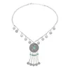 Pendentif Colliers Bohème Vintage Collier Pour Femmes Gypsy Métal Chaîne Coin Ethnique Tribal Déclaration Turc Inde Bijoux Collier Femme