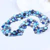 Chains Pretty Colorful 13mm Coin Shape Shell Necklace Multi Layer Statement Choker Sea Pearl DIY Jewelry